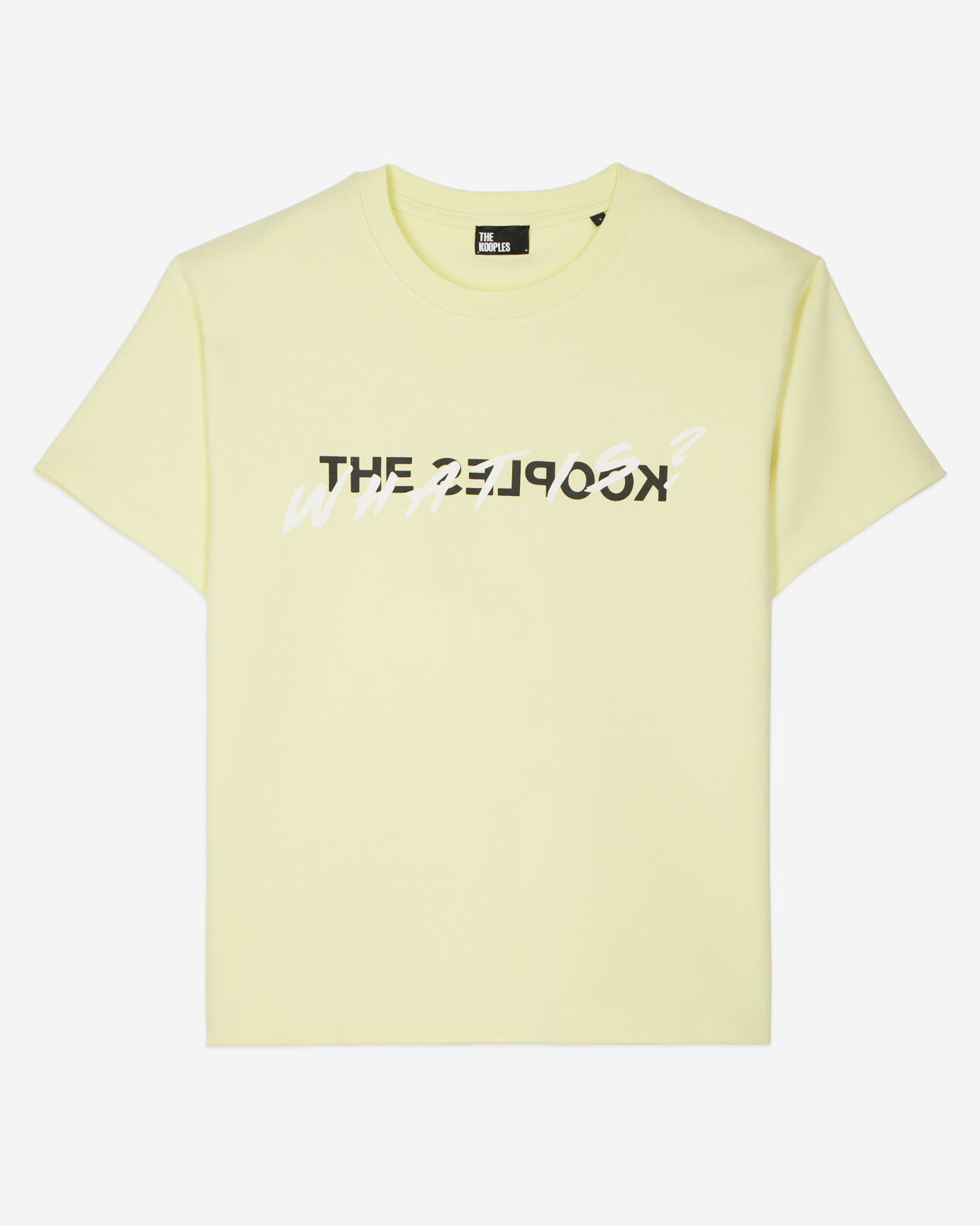 The Kooples FEMME BRIGHT YELLOW t-shirt what is jaune clair