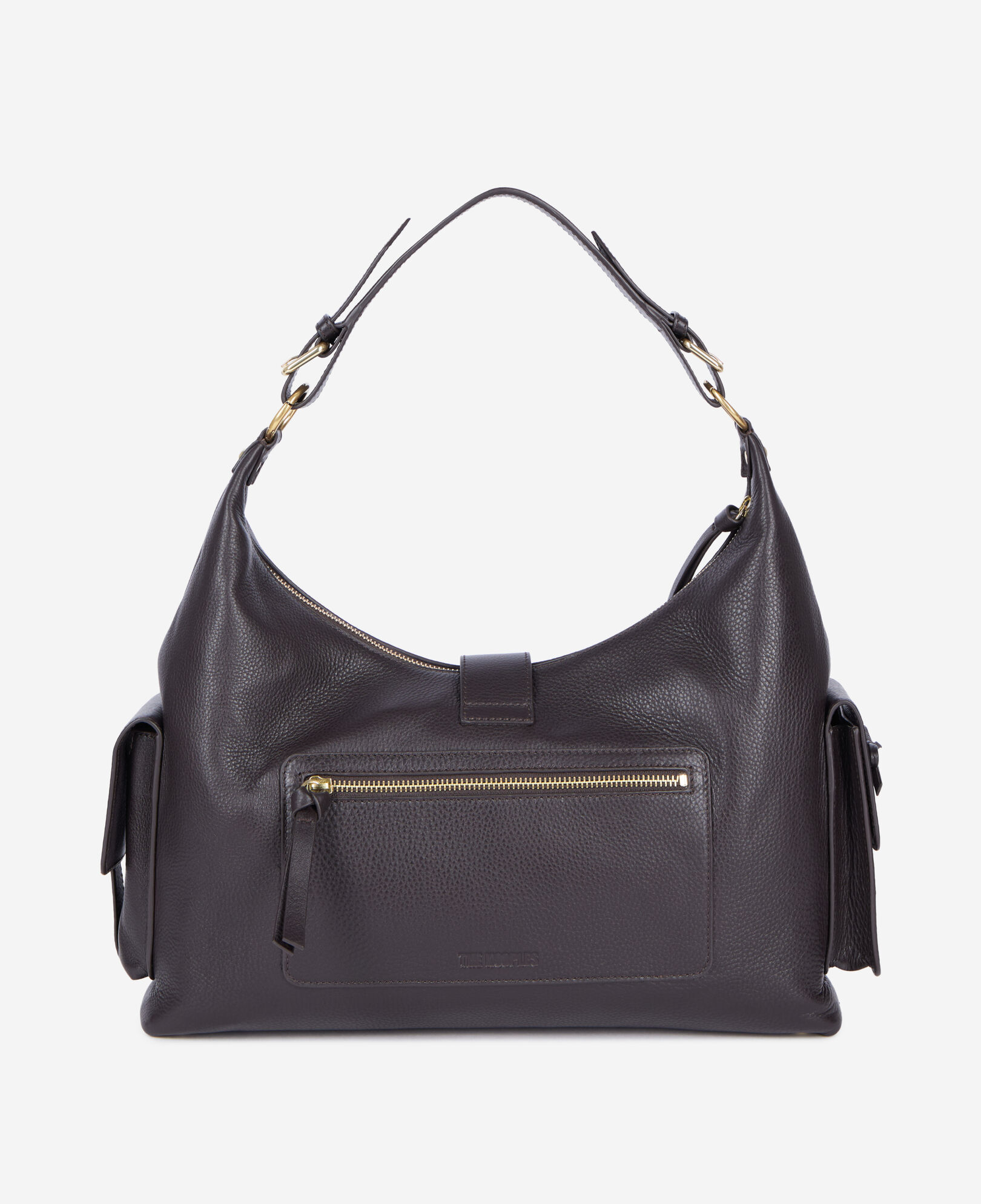 The Kooples WOMEN BROWN brown leather amelia xl bag