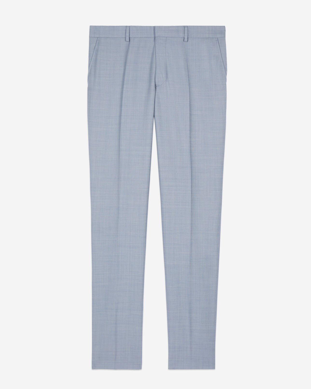 The Kooples HOMBRE BLUE pantalones de traje de lana azul de corte entallado
