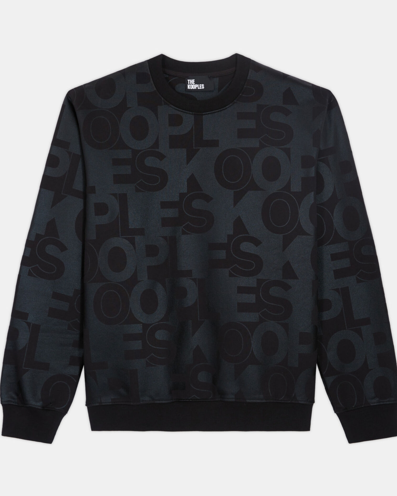 The Kooples logo sweatshirt, BLACK, hi-res image number null