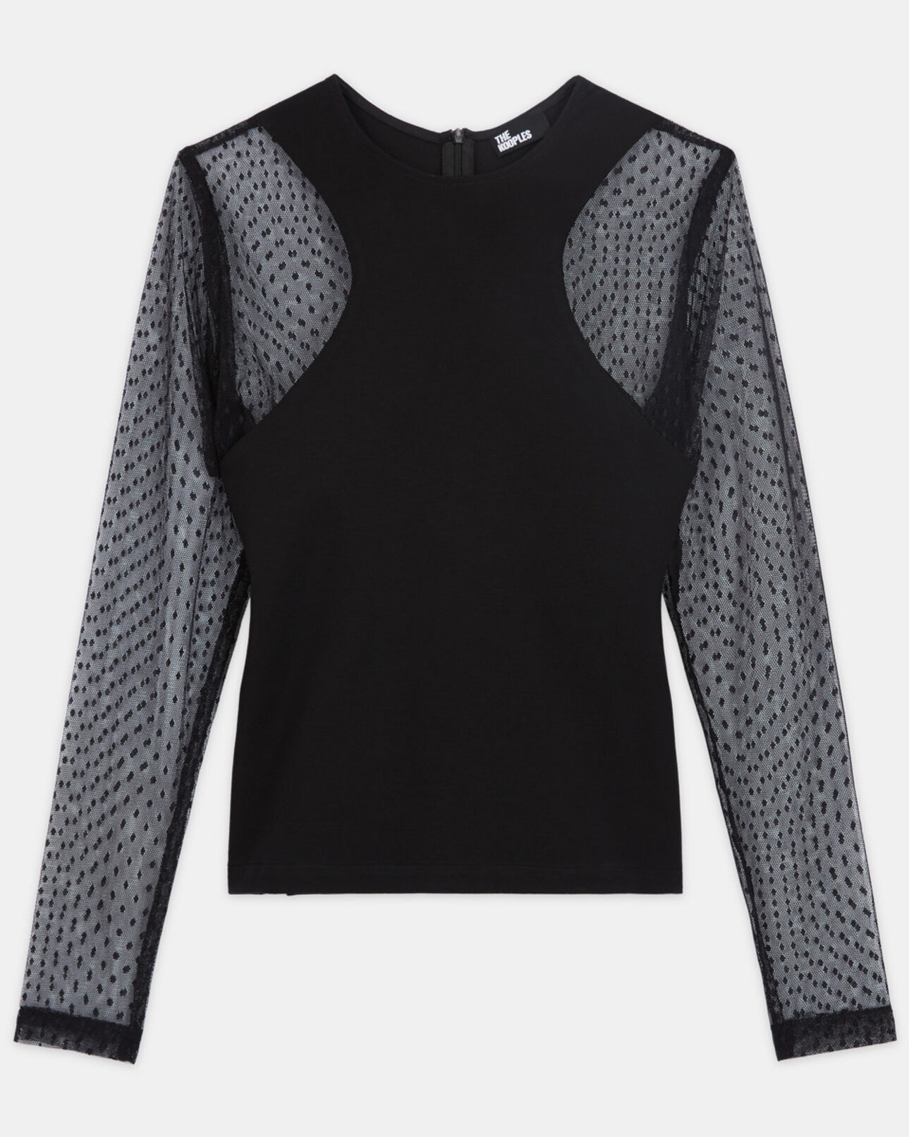 The Kooples FEMME BLACK top noir