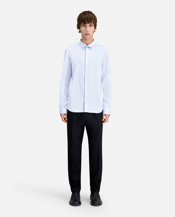 formal sky blue shirt