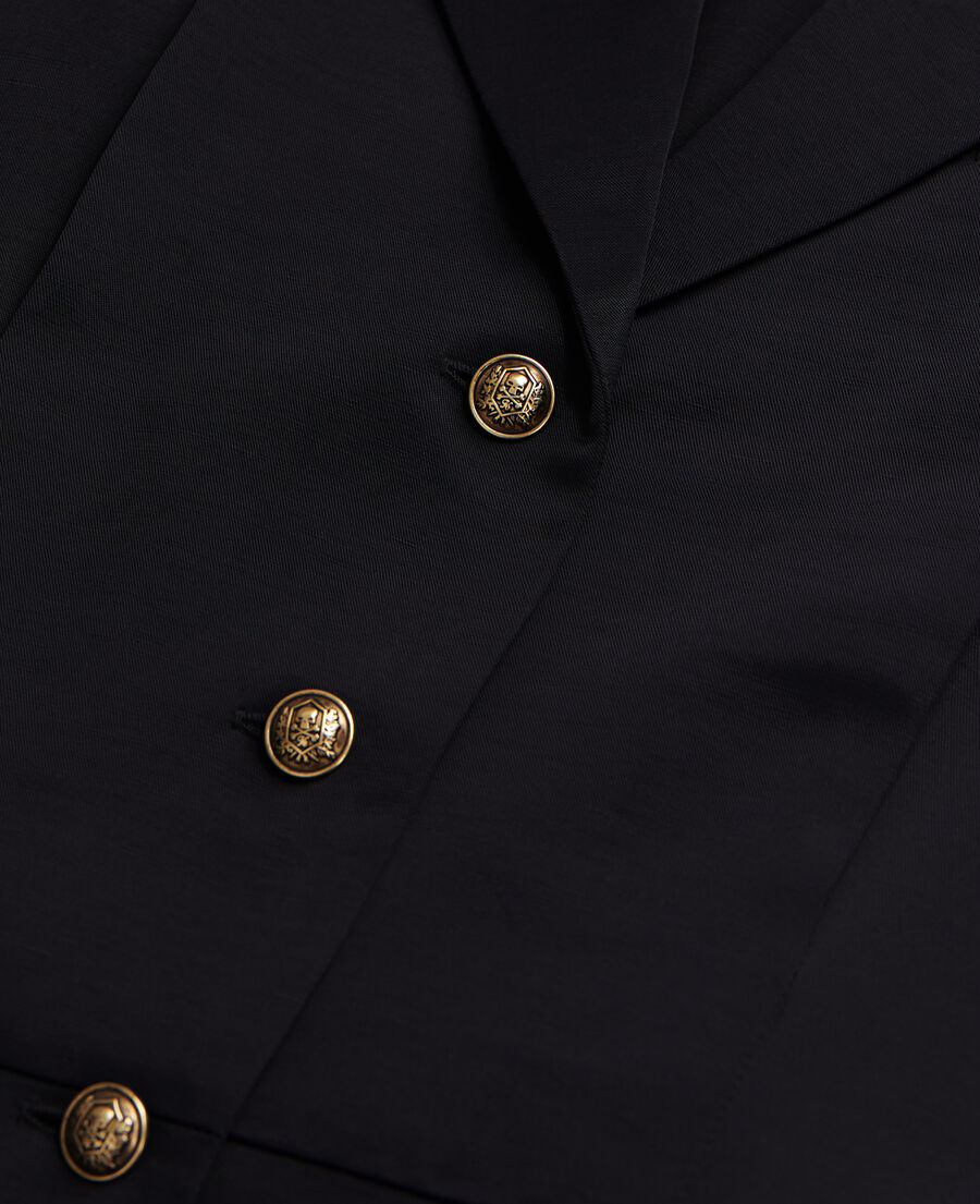 The Kooples WOMEN BLACK short black dress