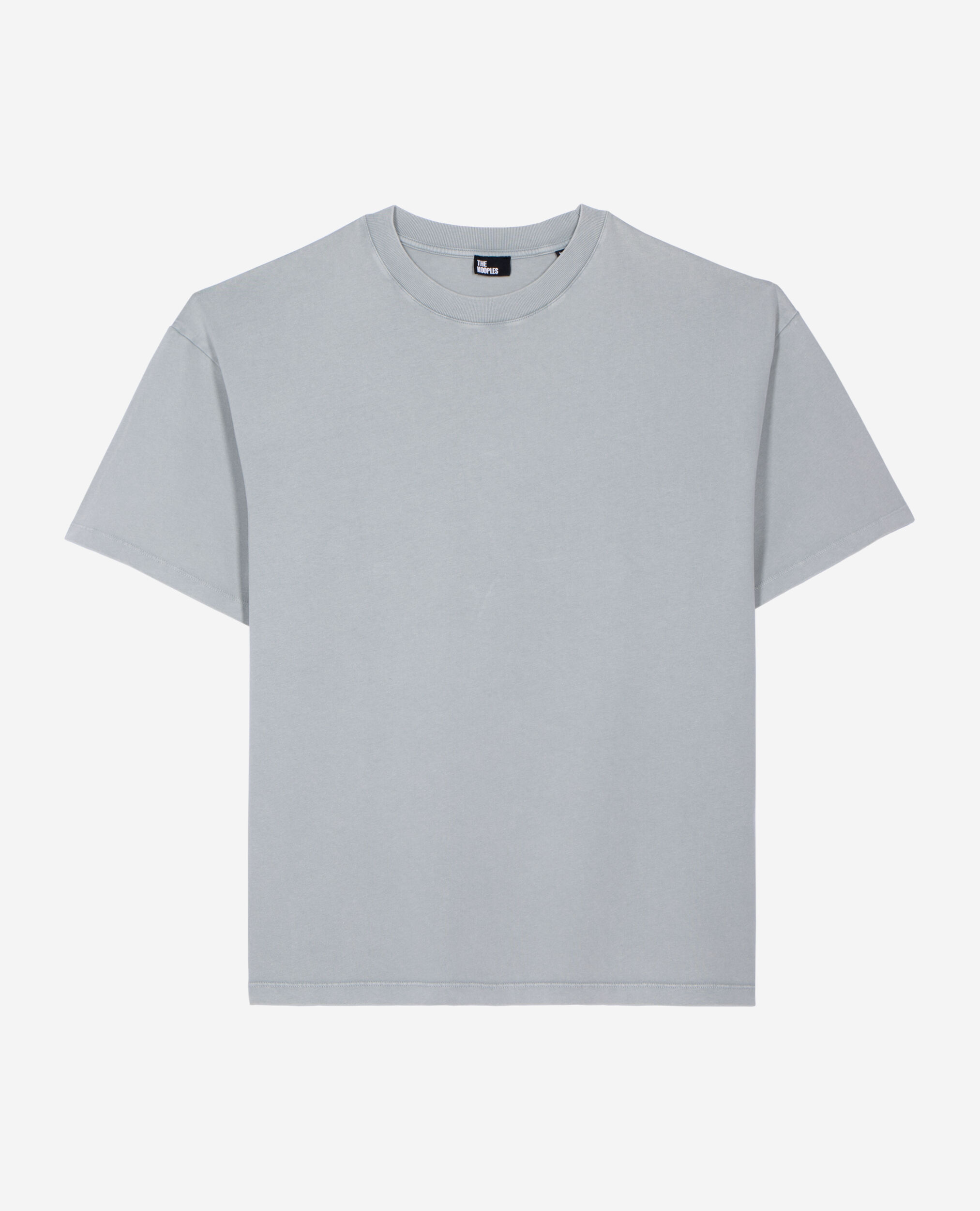 Camiseta serigrafiada azul, BLUE GREY, hi-res image number null