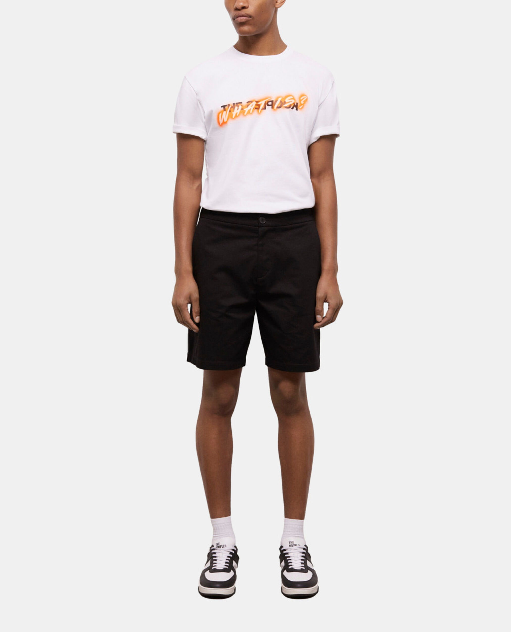 Schwarze Shorts, BLACK, hi-res image number null