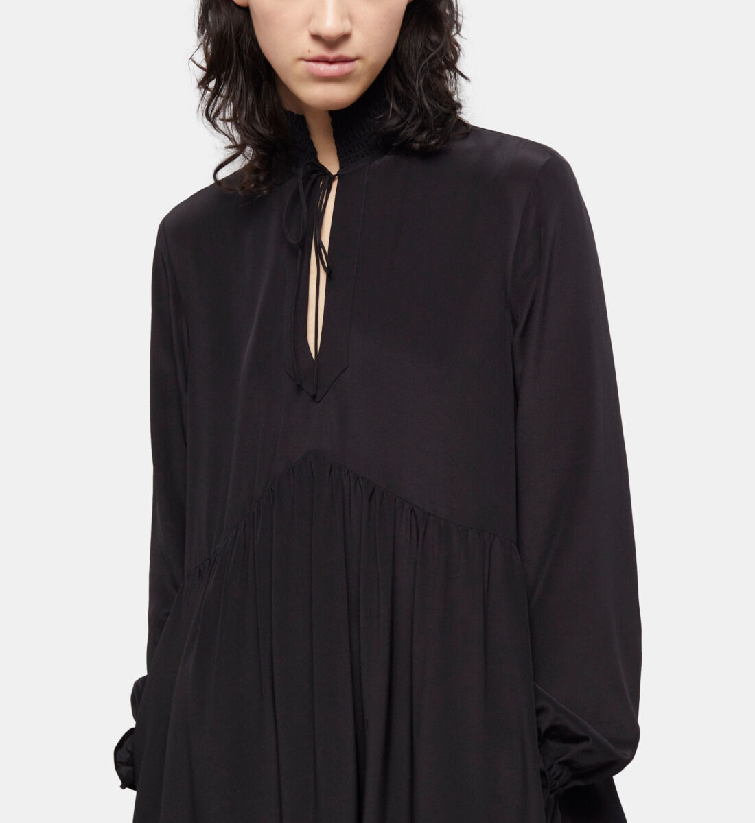 Zara black hotsell smock dress