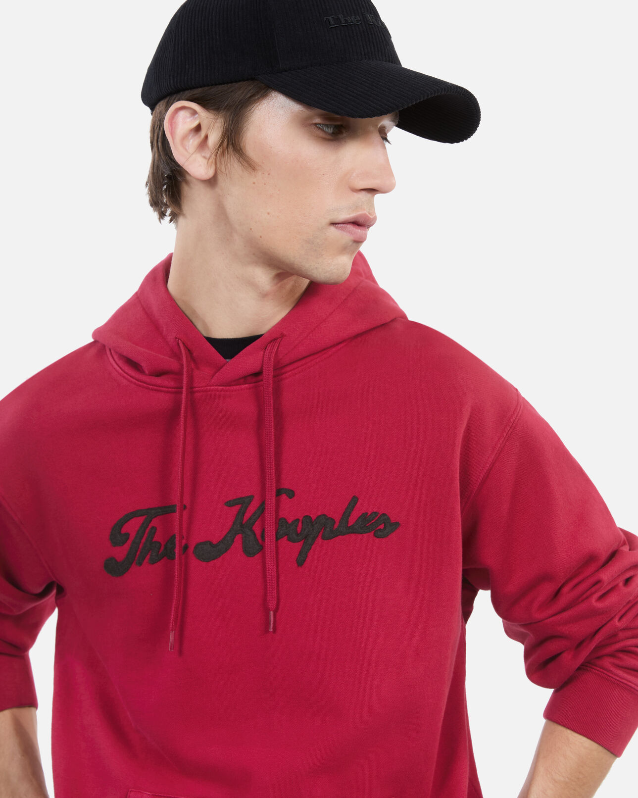 The Kooples MEN BLOOD red logo hoodie