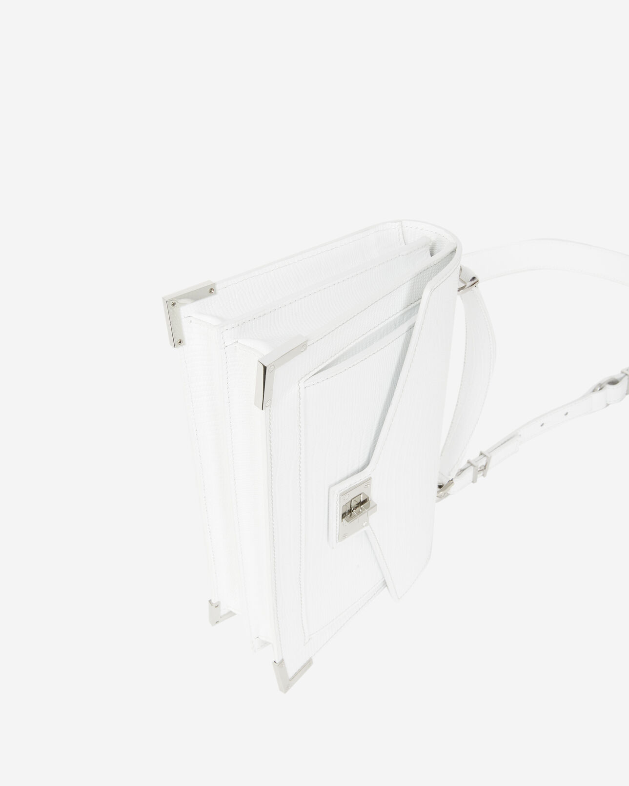 The Kooples WOMEN WHITE medium white leather emily bag