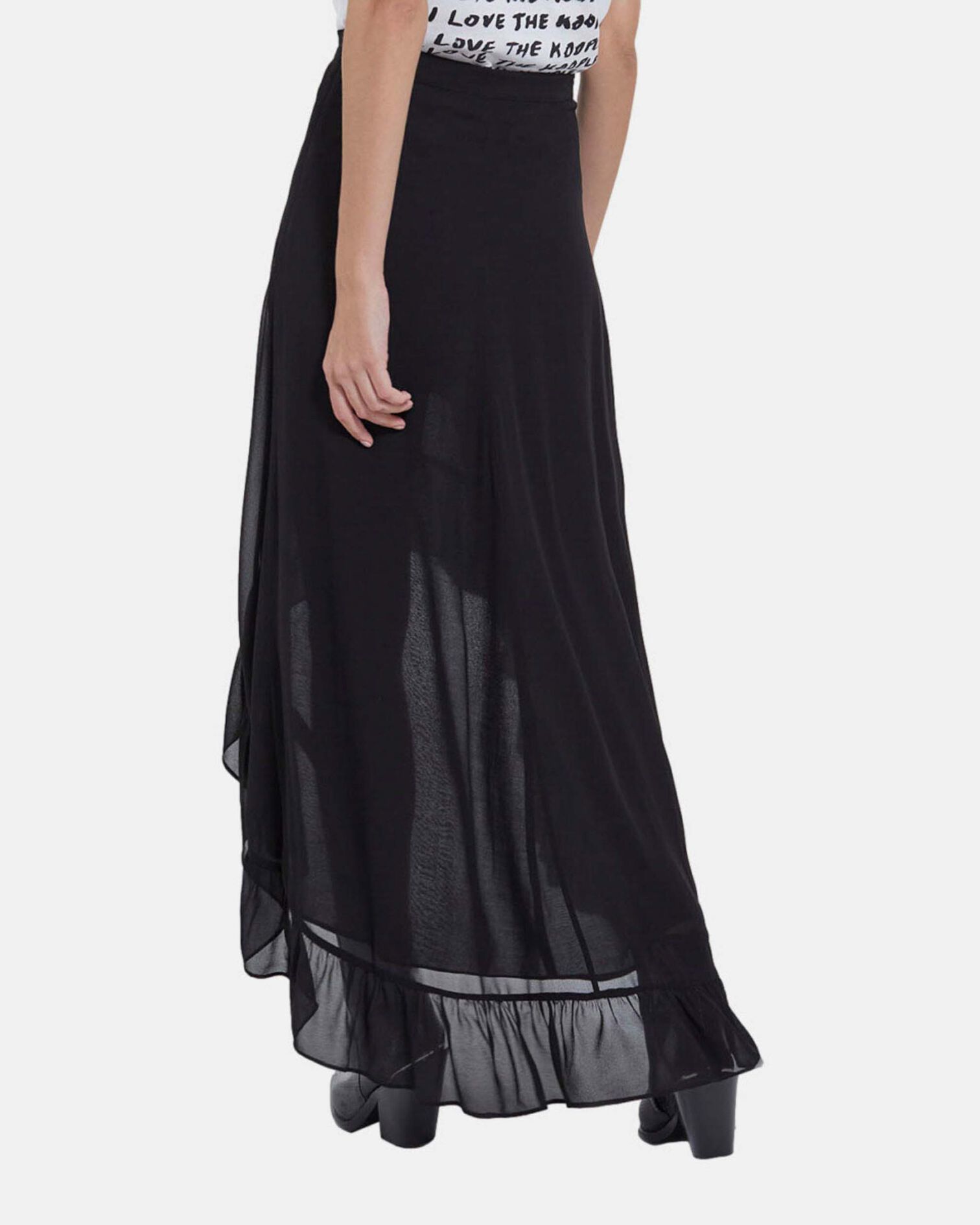 Long skirt, BLACK, hi-res image number null