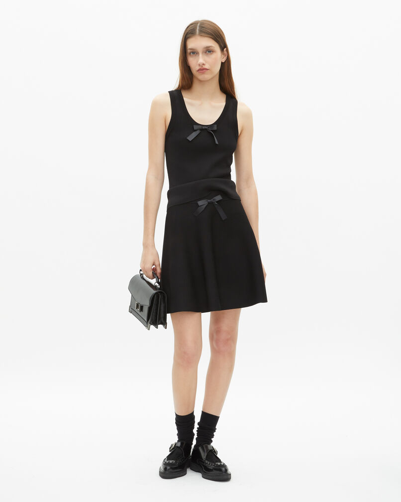 The Kooples FEMME BLACK top en maille noir
