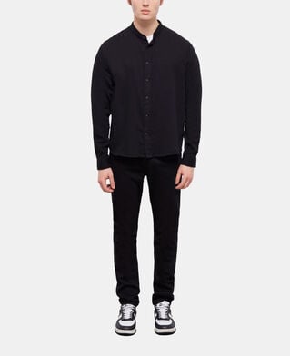 The Kooples HOMME BLACK chemise casual noire