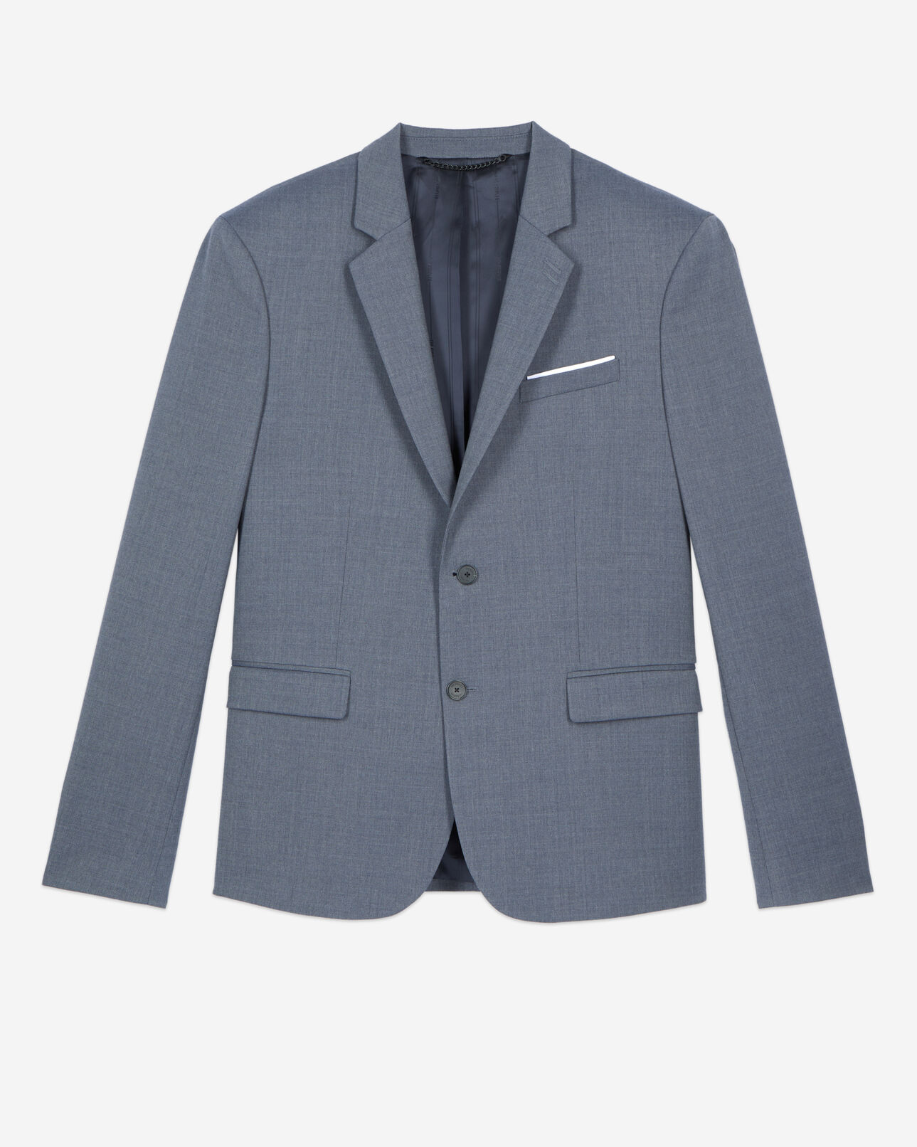 The Kooples MEN BLUE blue wool suit jacket