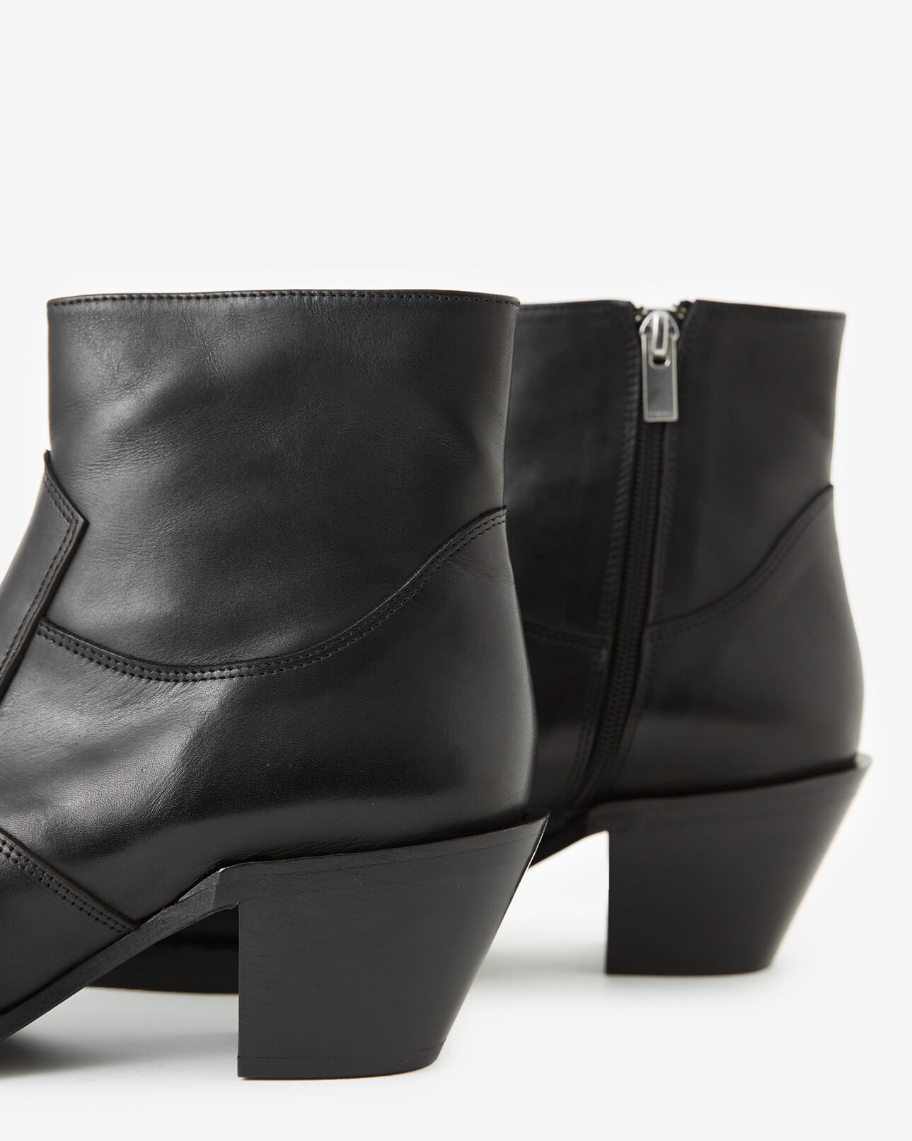 The Kooples FEMME BLACK boots rock talons style western