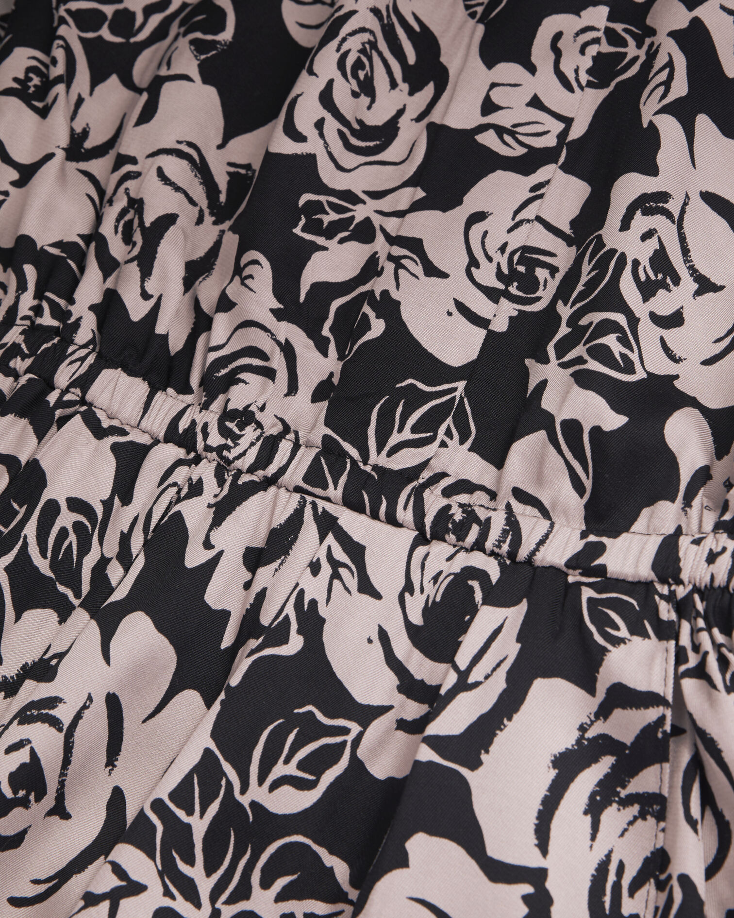 Robe mi-longue imprimée, BLACK / PINK, hi-res image number null