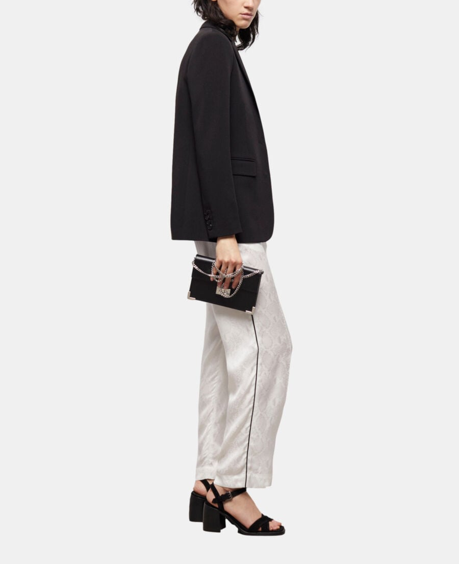 The Kooples MUJER WHITE pantalón pitón satén