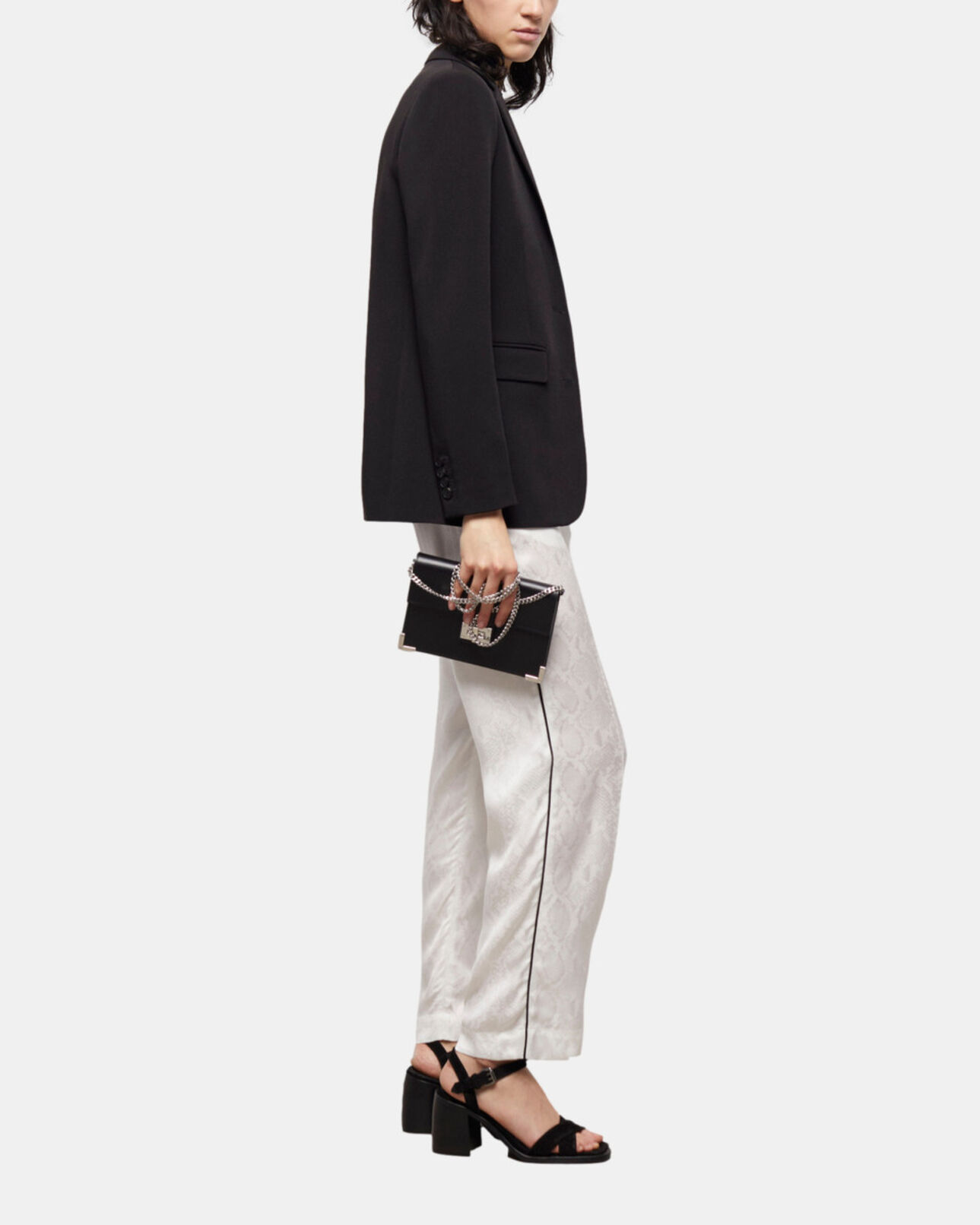 The Kooples FEMME WHITE pantalon effet python