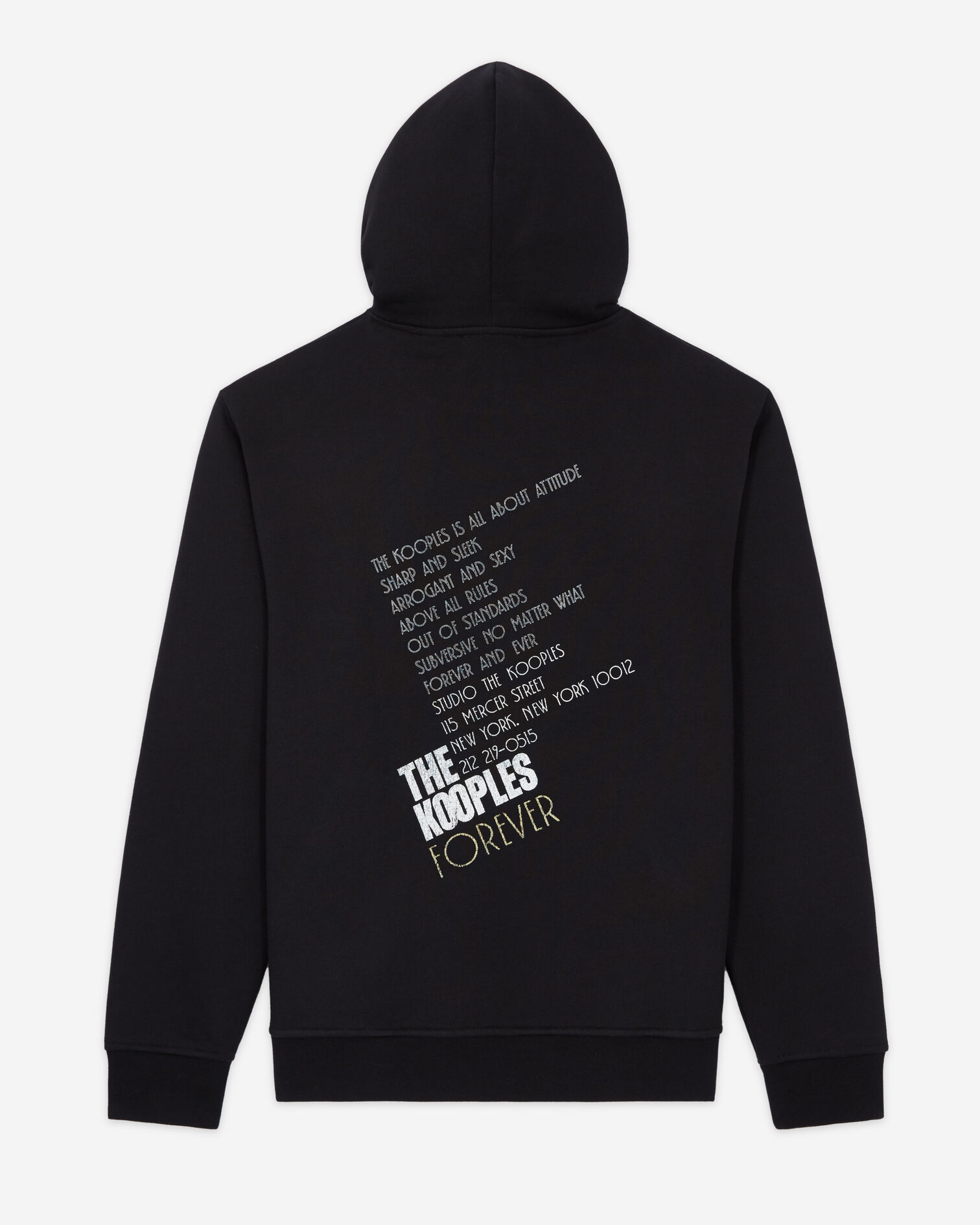 Sweatshirt à capuche sérigraphié tigre, BLACK-ANTIC GOLD, hi-res image number null