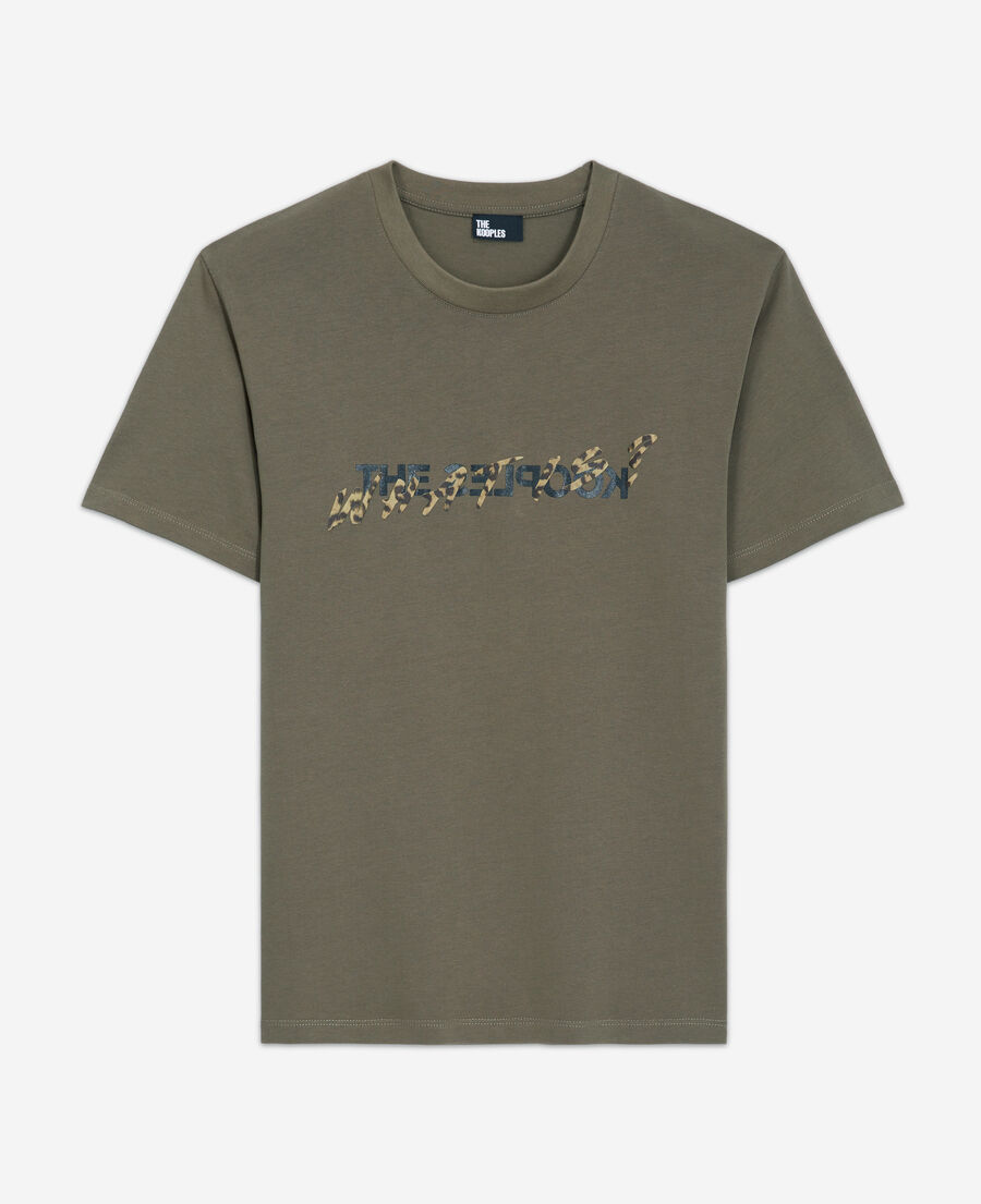 t-shirt what is kaki et léopard