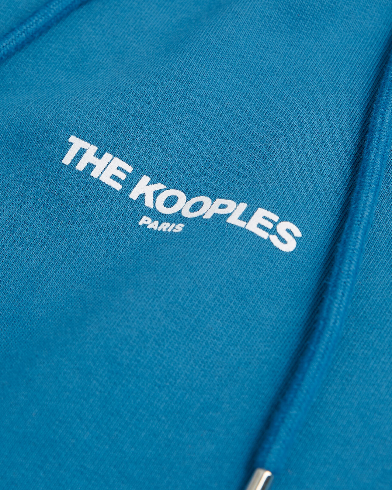 The Kooples HOMME DARK BLUE sweat capuche bleu logo