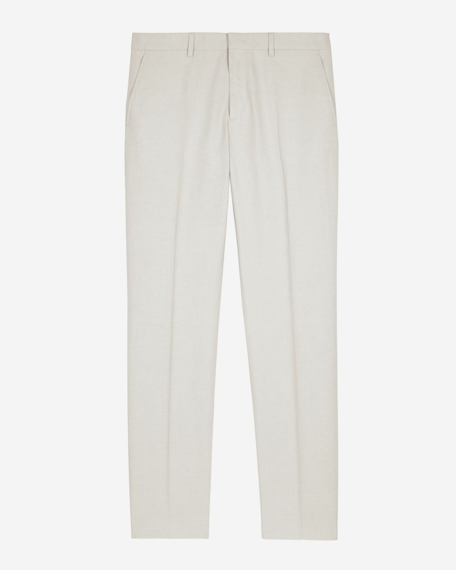 Ecru suit pants, ECRU, hi-res image number null