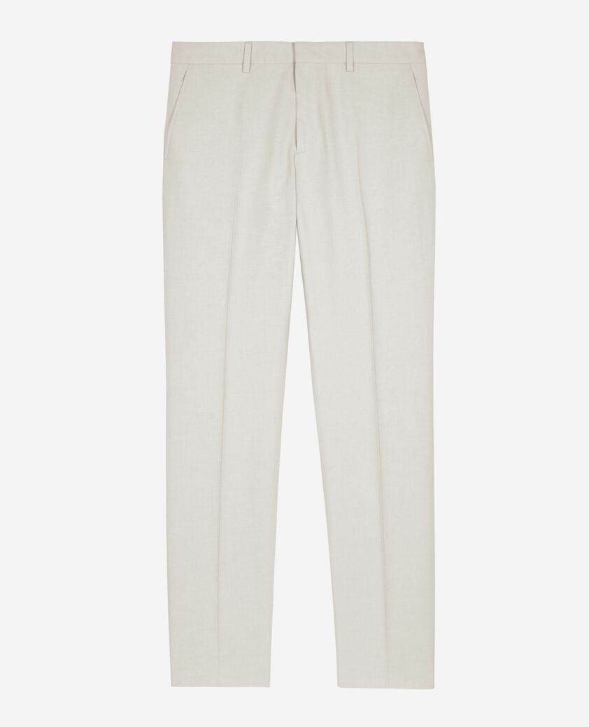 The Kooples HOMME ECRU pantalon de costume écru