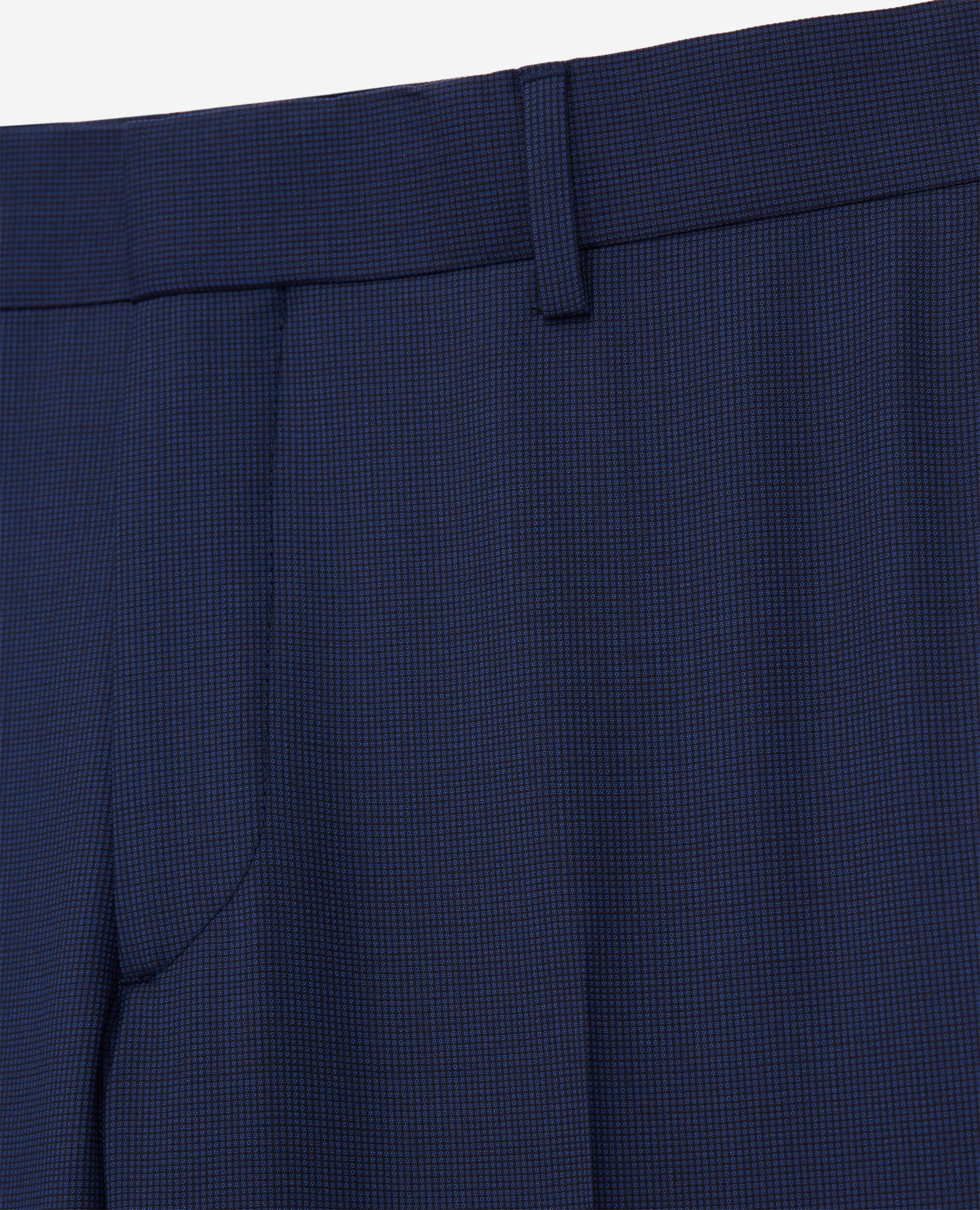 Karierte Anzughose aus Wolle mit Karomuster, NAVY, hi-res image number null