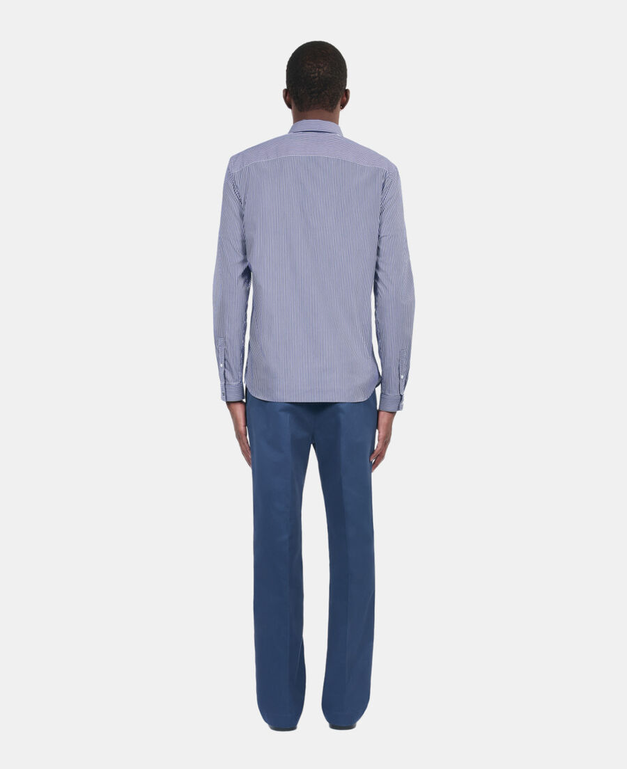 The Kooples MEN NAVY / WHITE striped shirt