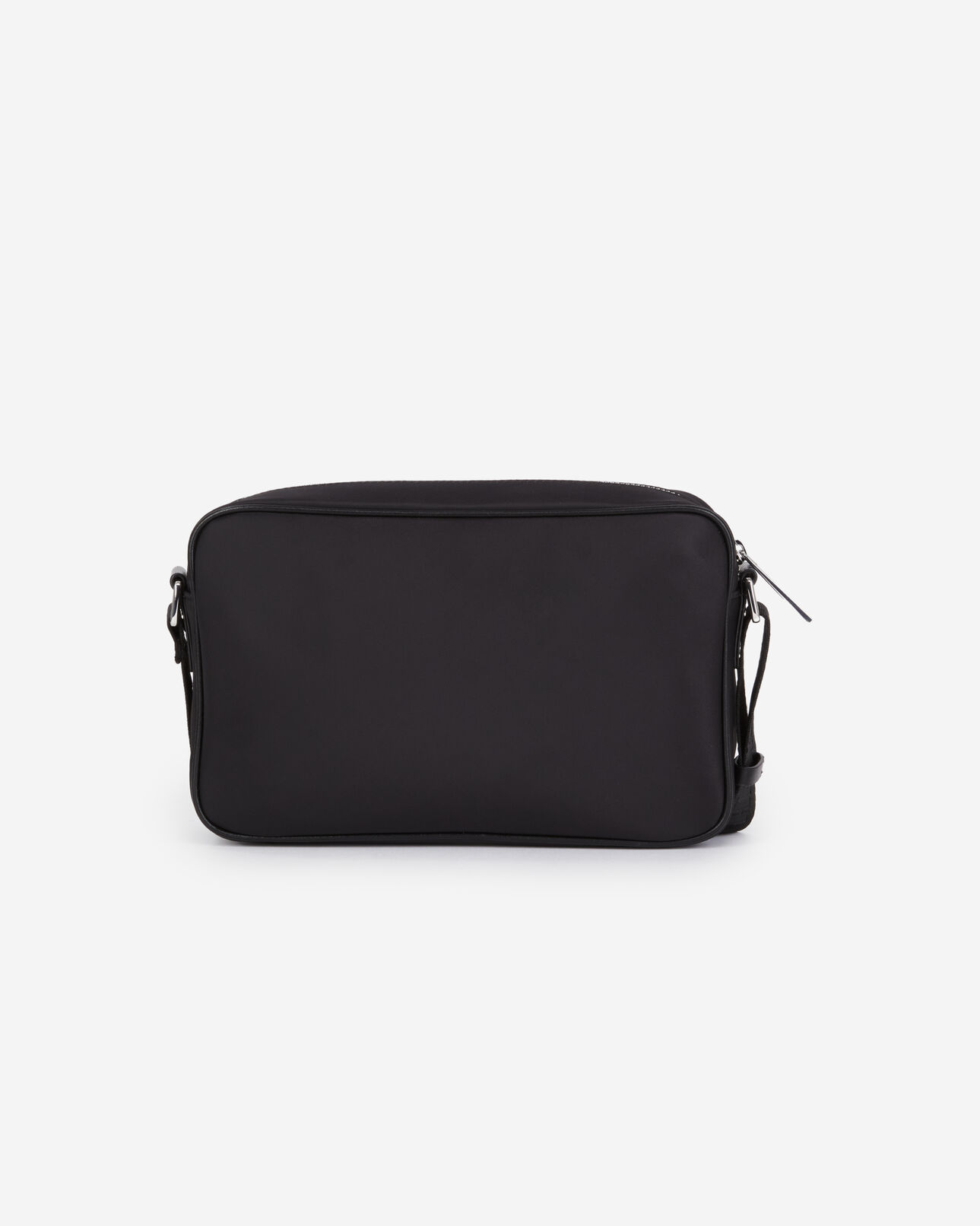 The Kooples HOMME BLACK sac messenger medium en cuir noir