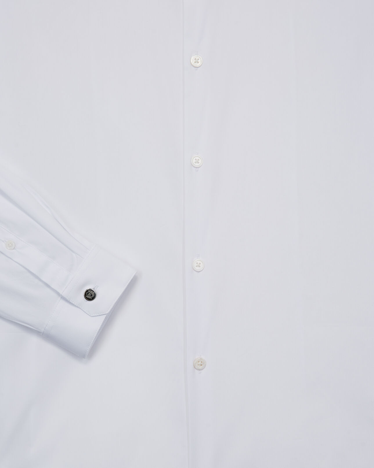The Kooples MEN WHITE white poplin formal shirt