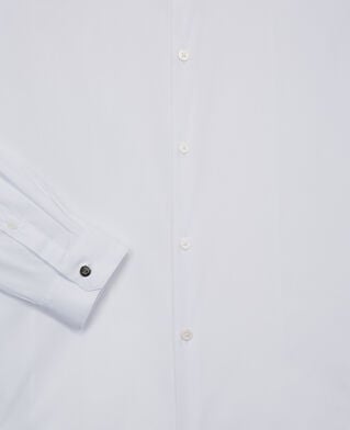 The Kooples HOMME WHITE chemise formelle en popeline blanche