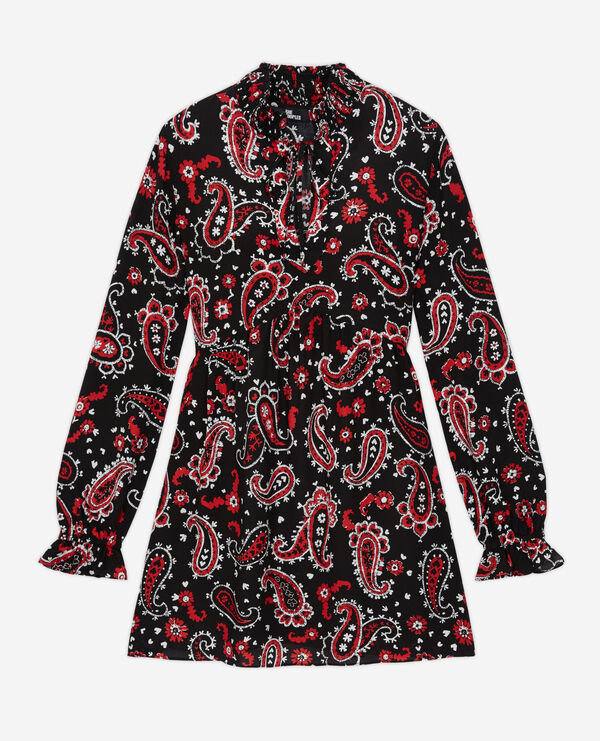short printed dress