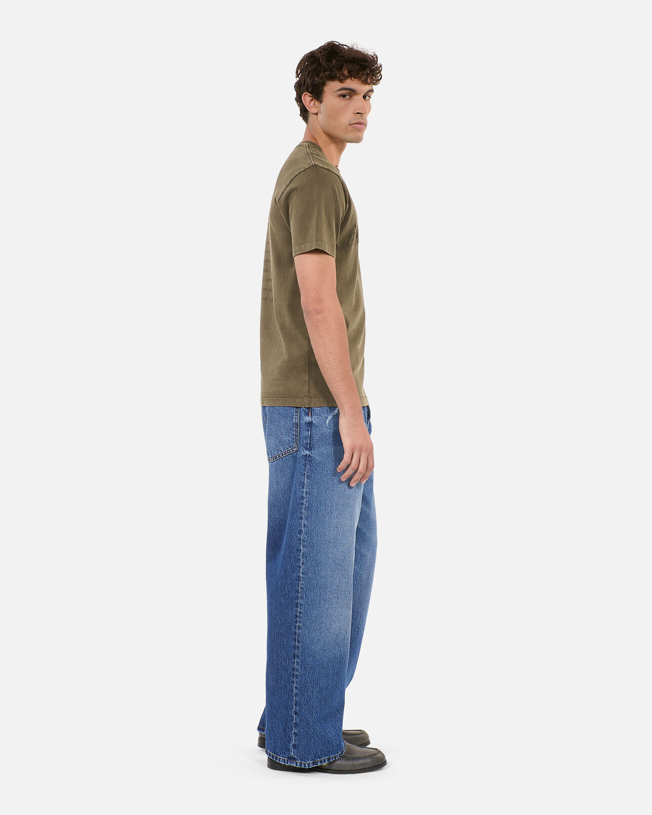 The Kooples MEN KAKI khaki what t-shirt