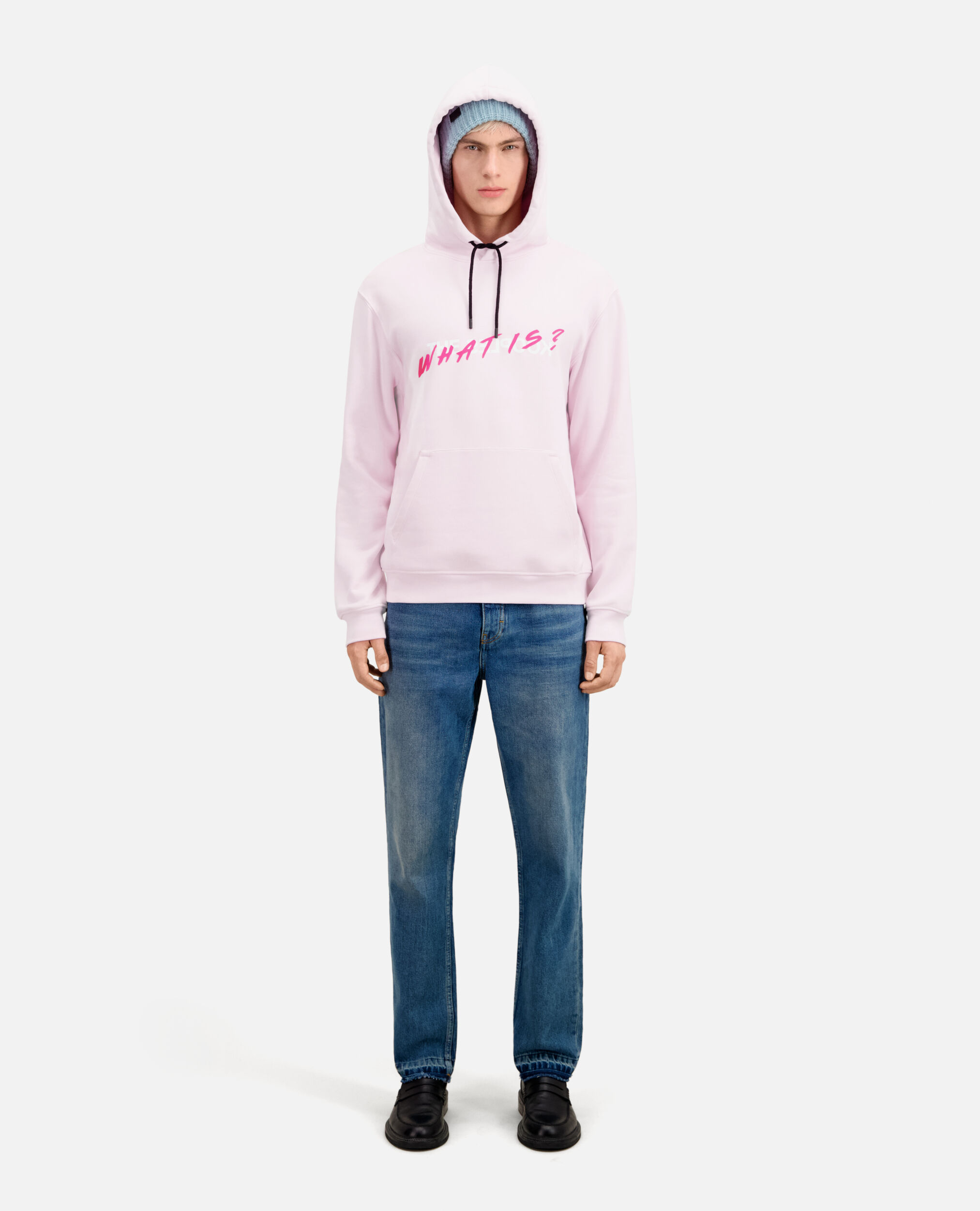 Men's Pink What is hoodie, PALE PINK, hi-res image number null