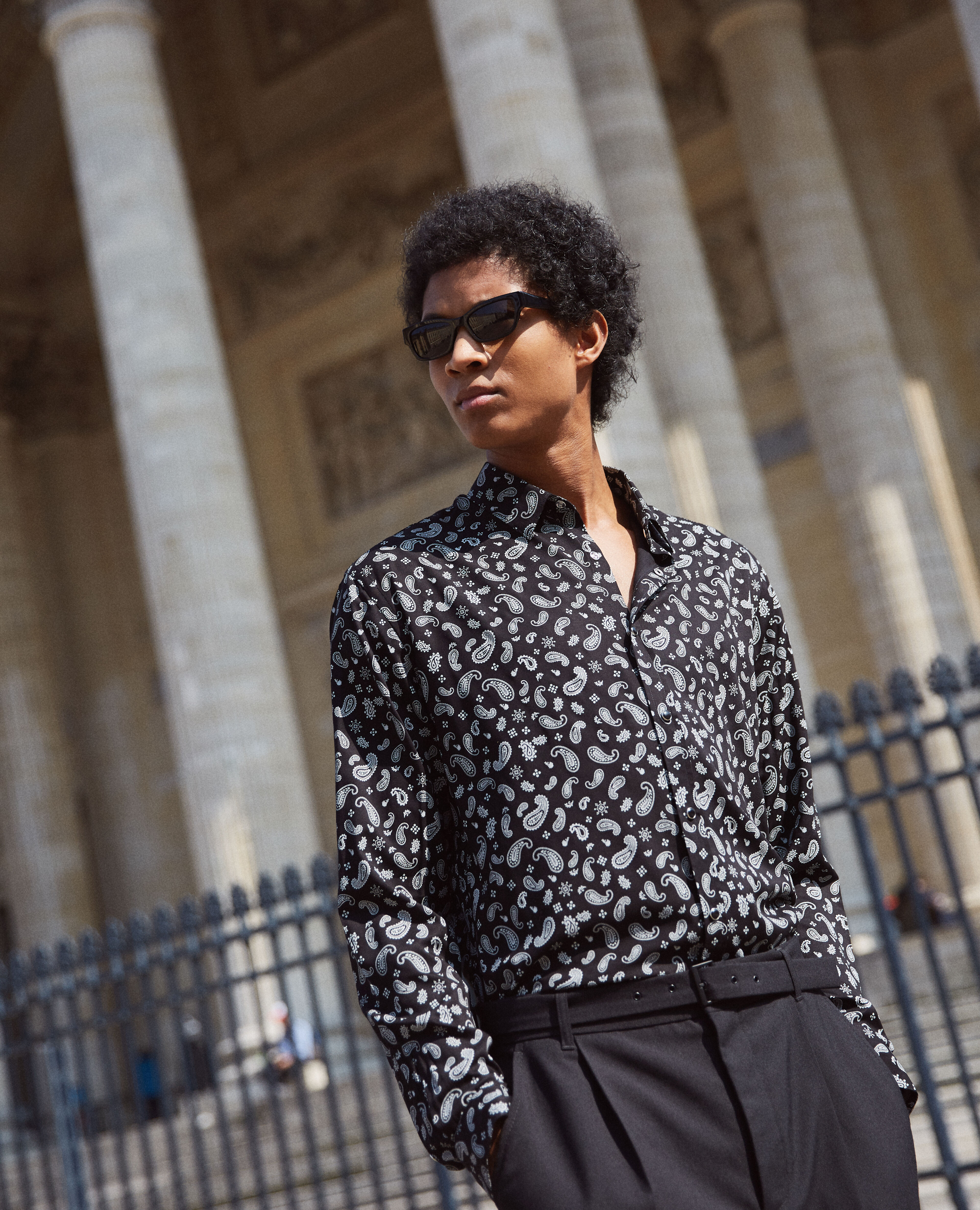 Chemise imprimé hot sale bandana homme