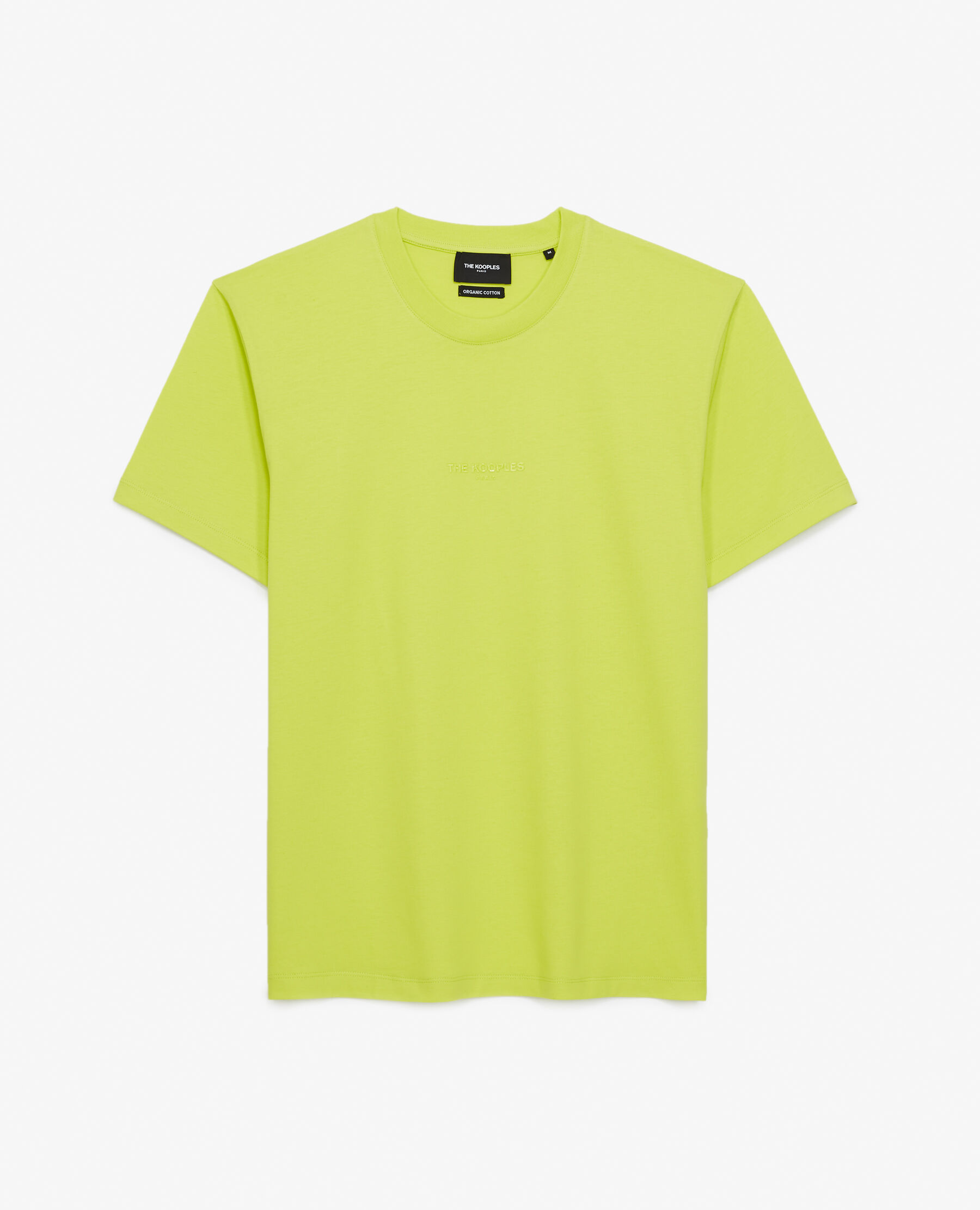 Camiseta amarilla algod n fluorescente The Kooples Espa a