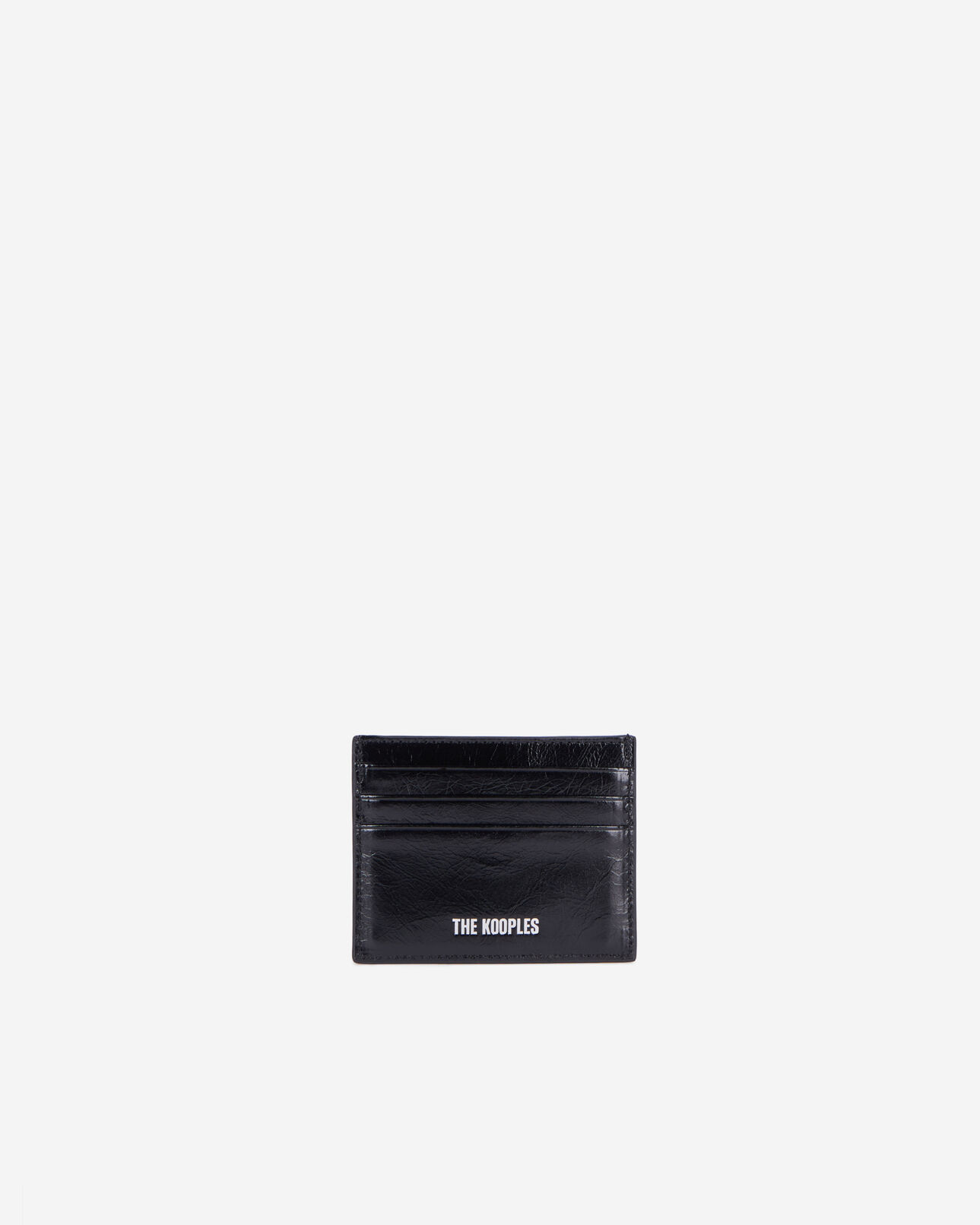 The Kooples F BLACK amelia black leather card case