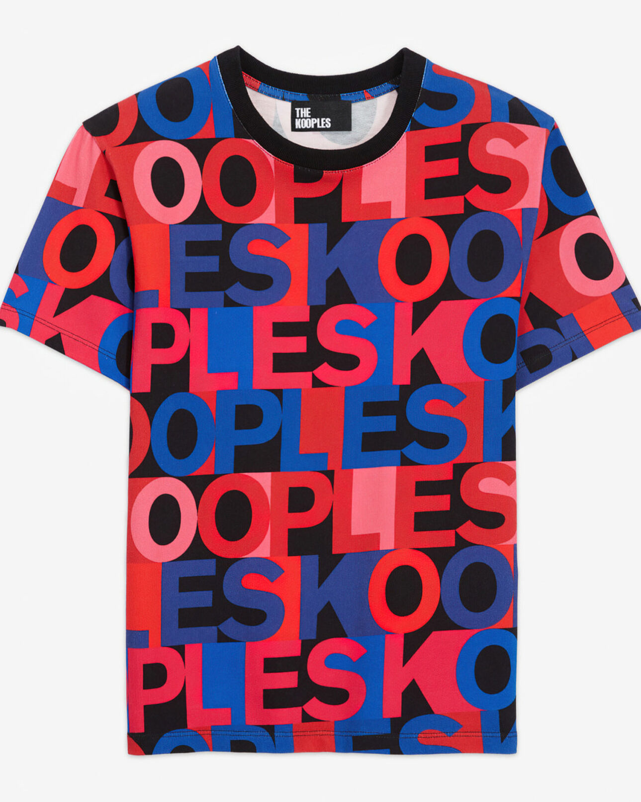 The Kooples WOMEN MULTICOLOR the kooples multicolor t-shirt with logo