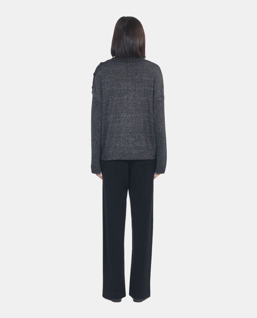 The Kooples MUJER BLACK jersey lana cachemira negro