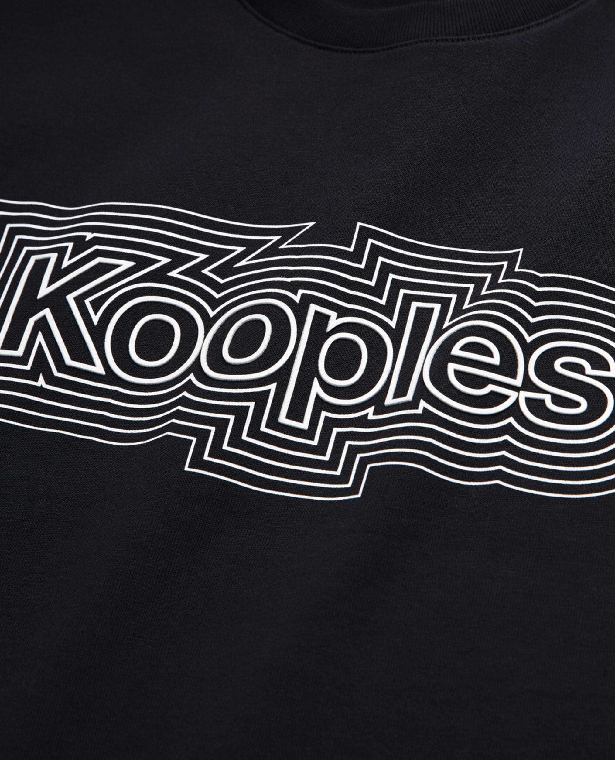 T-shirt logo noir, BLACK, hi-res image number null