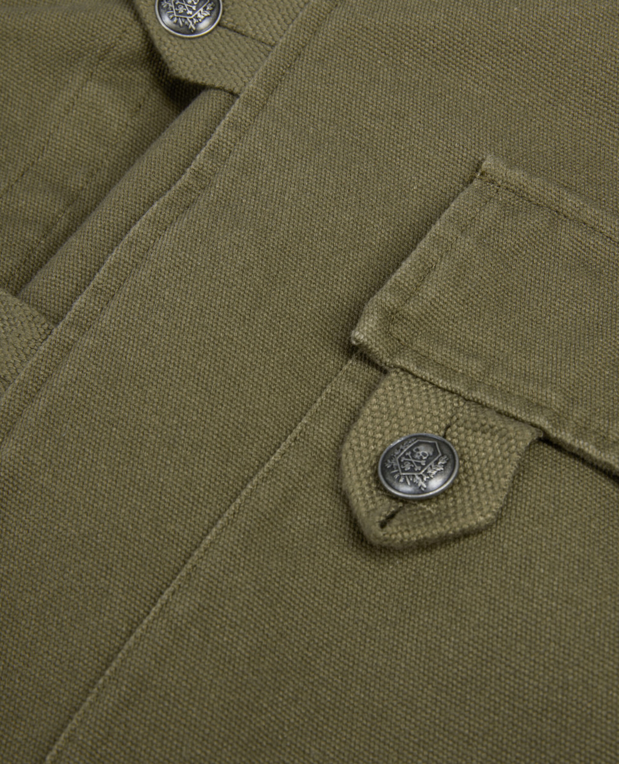 Khaki officer-style jacket, OLIVE NIGHT, hi-res image number null