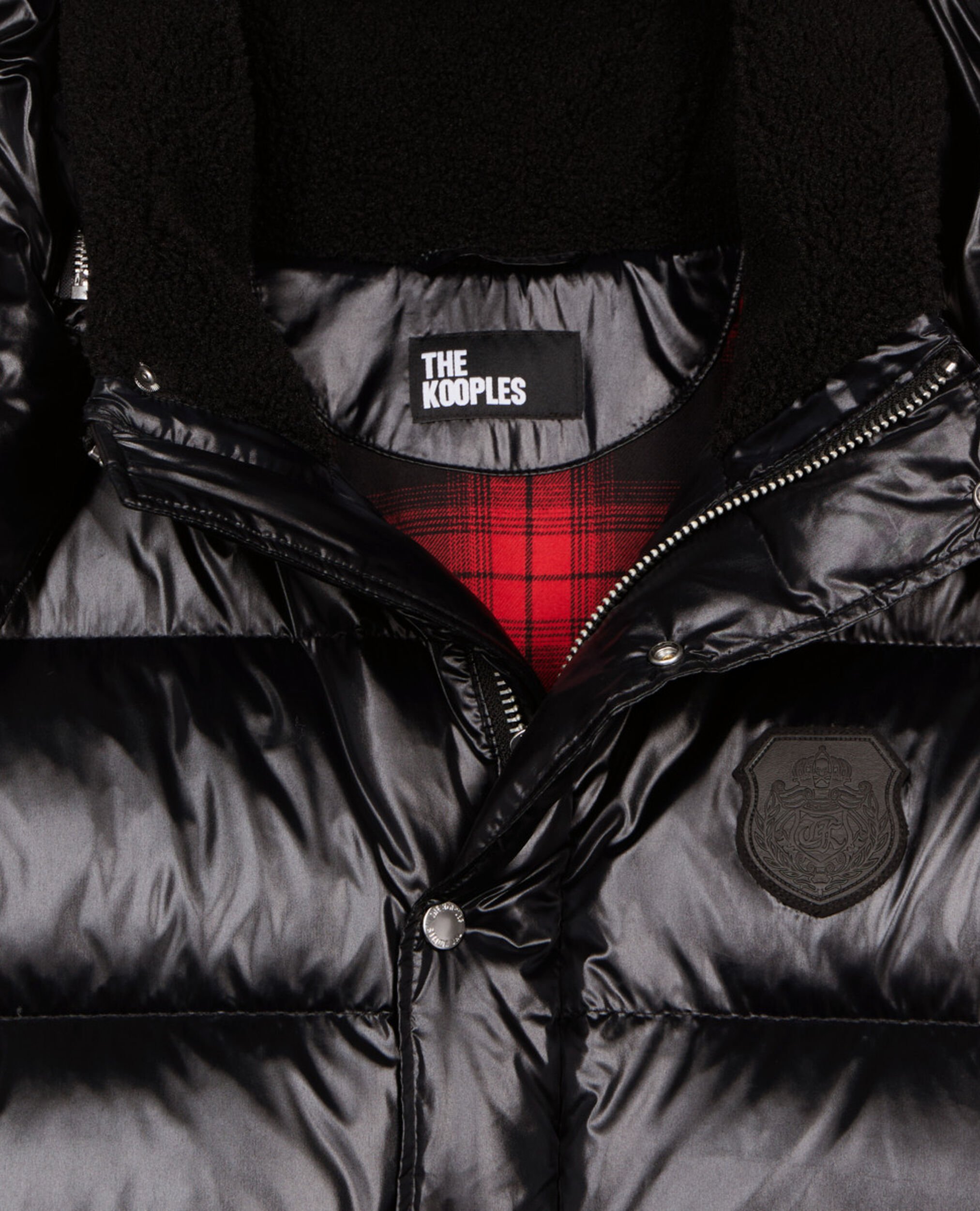 Black Blazon down jacket, BLACK, hi-res image number null
