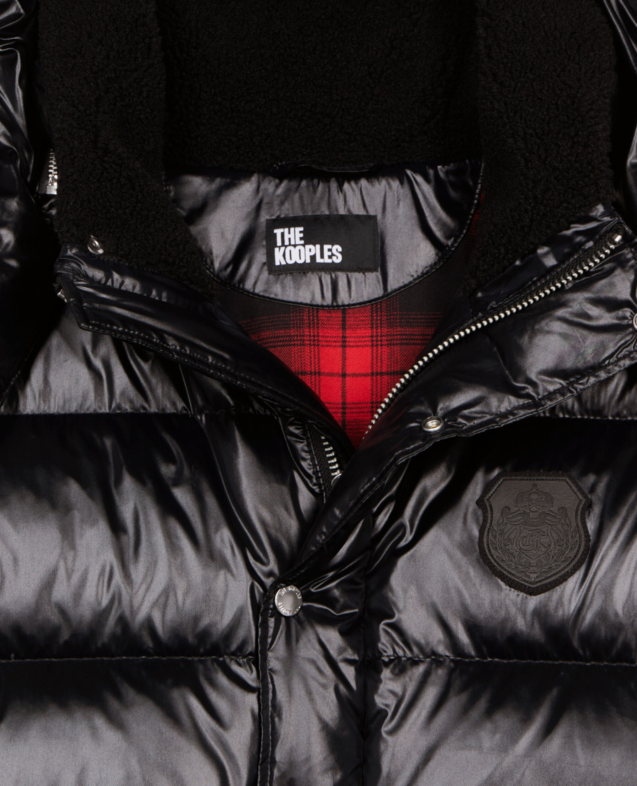 Black Blazon down jacket, BLACK, hi-res image number null