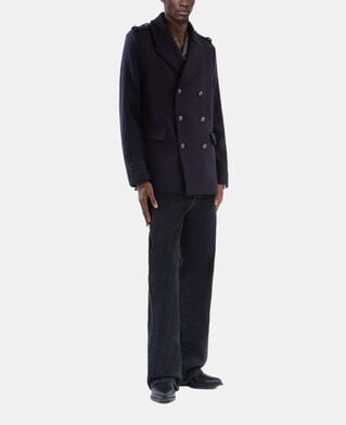 The Kooples HOMME DARK NAVY caban style officier bleu marine