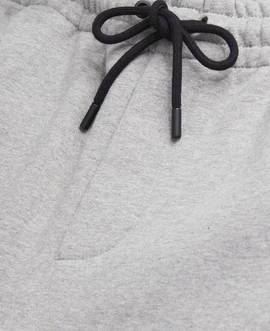 The Kooples HOMME GREY MELANGE jogging biker gris