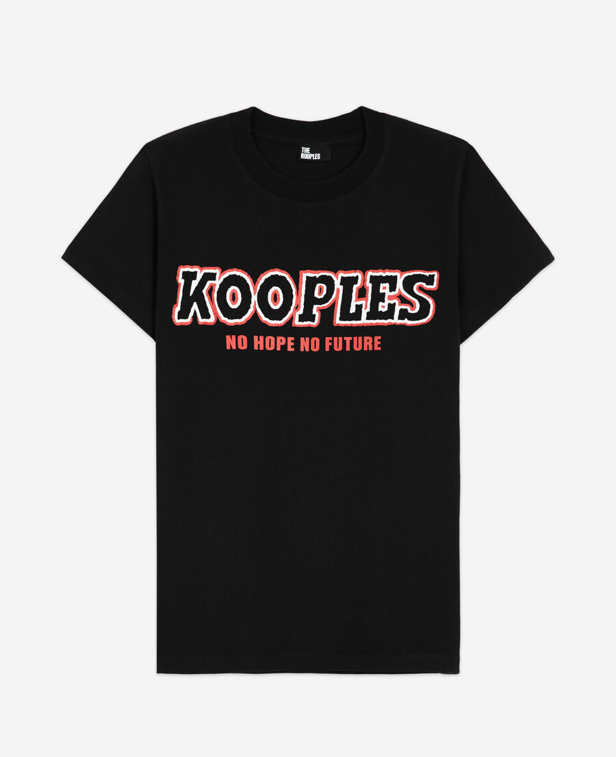 t-shirt sérigraphié noir
