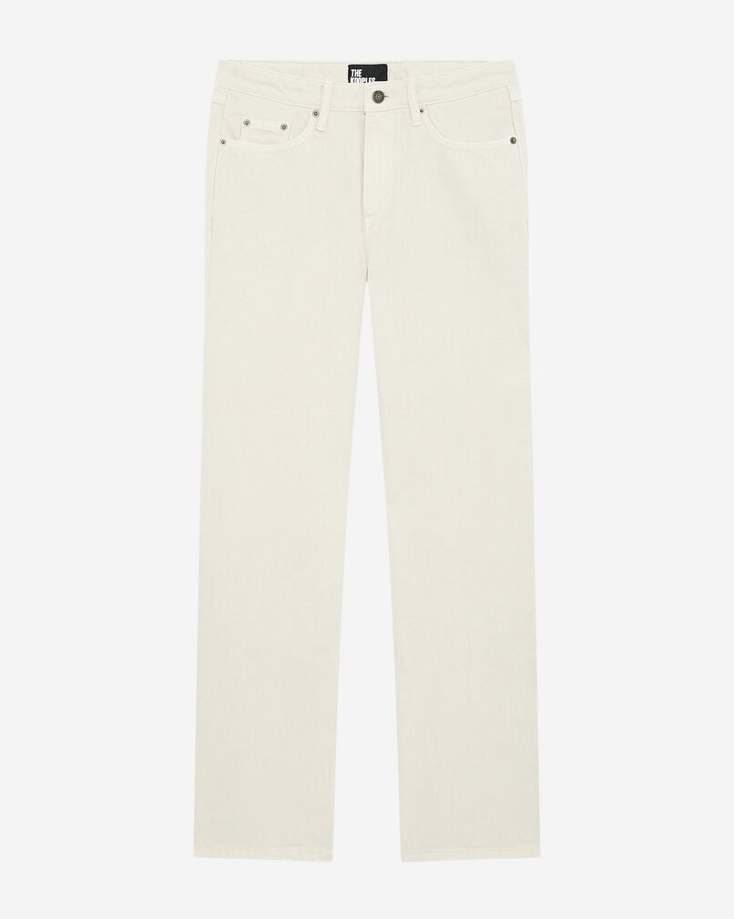 The Kooples WOMEN ECRU ecru straight jeans
