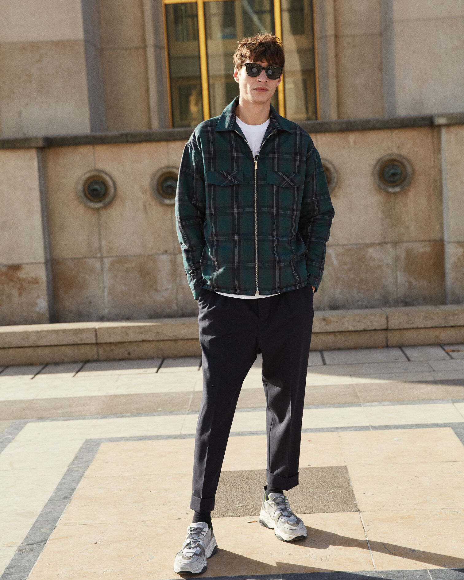 LOW CROTCH TROUSERS, NAVY, hi-res image number null