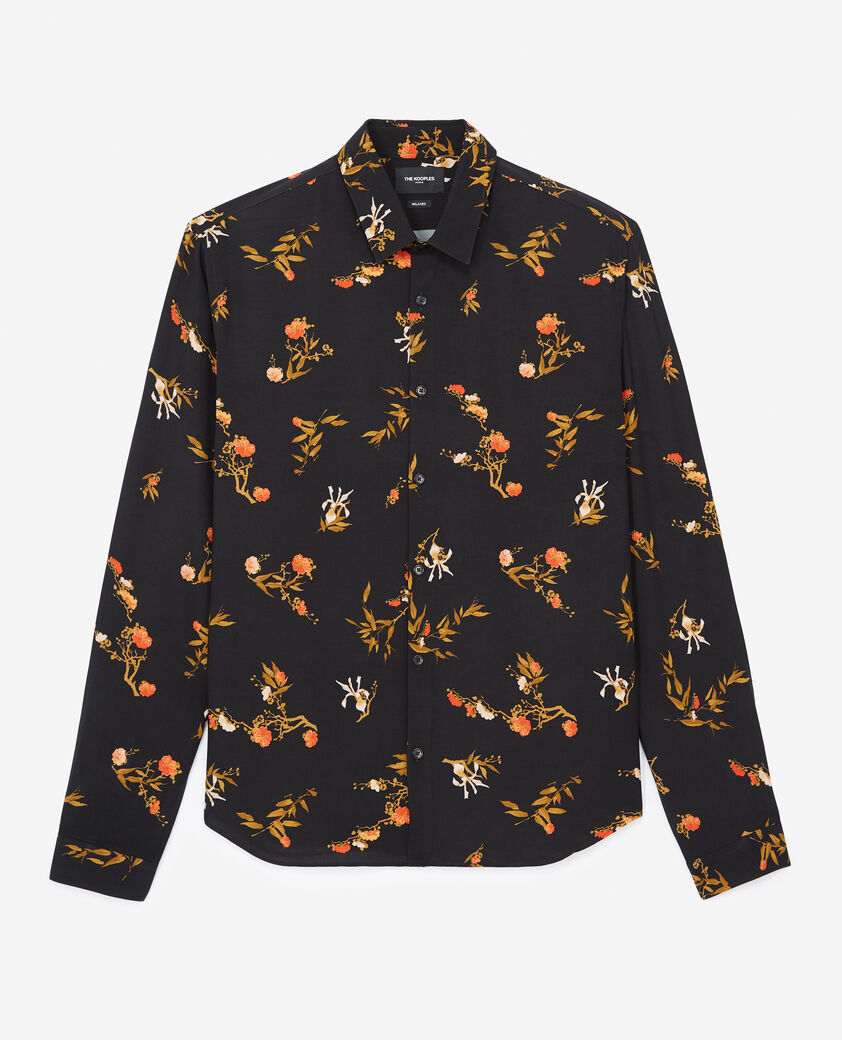 The Kooples H BLACK / GOLD long sleeves shirt