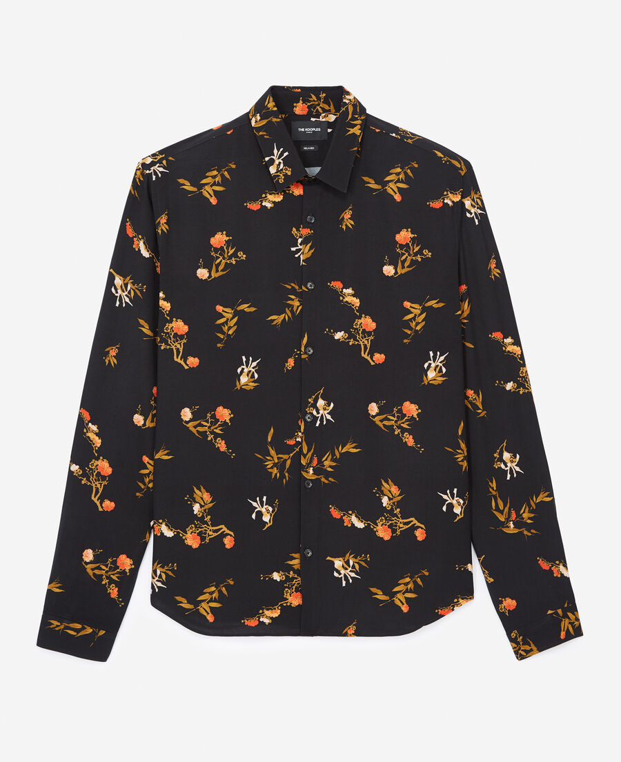 The Kooples H BLACK / GOLD long sleeves shirt