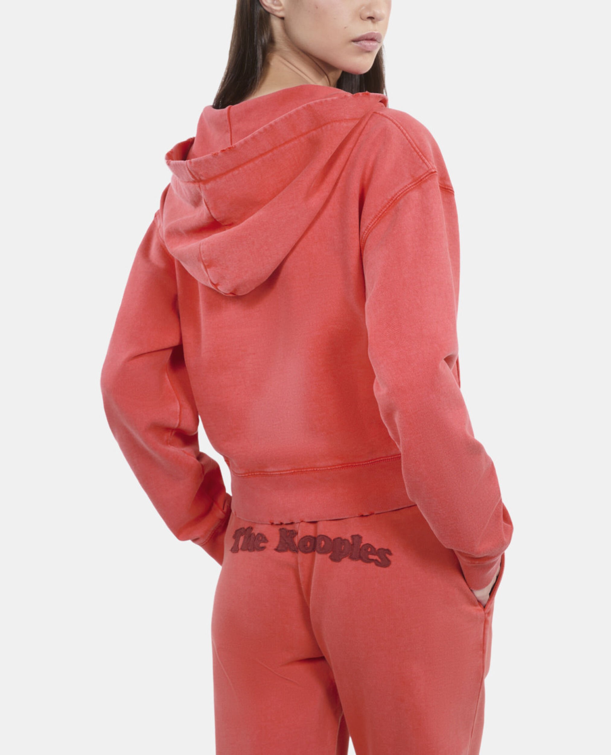 Sweatshirt Logo à capuche rouge, RUBIS, hi-res image number null